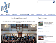 Tablet Screenshot of pauluskantorei-kh.de
